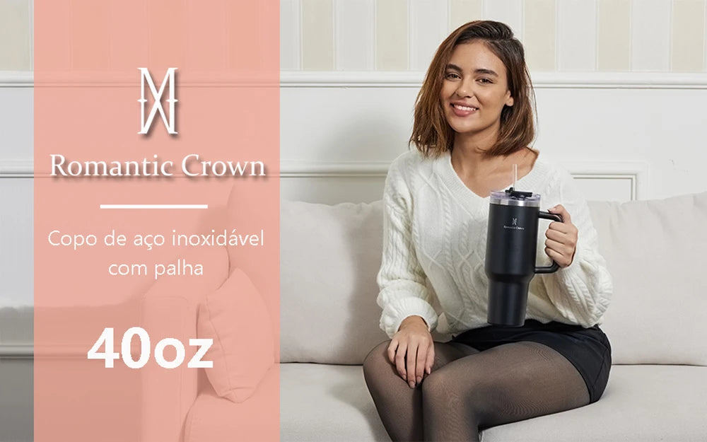Copo térmico Romantic Crown