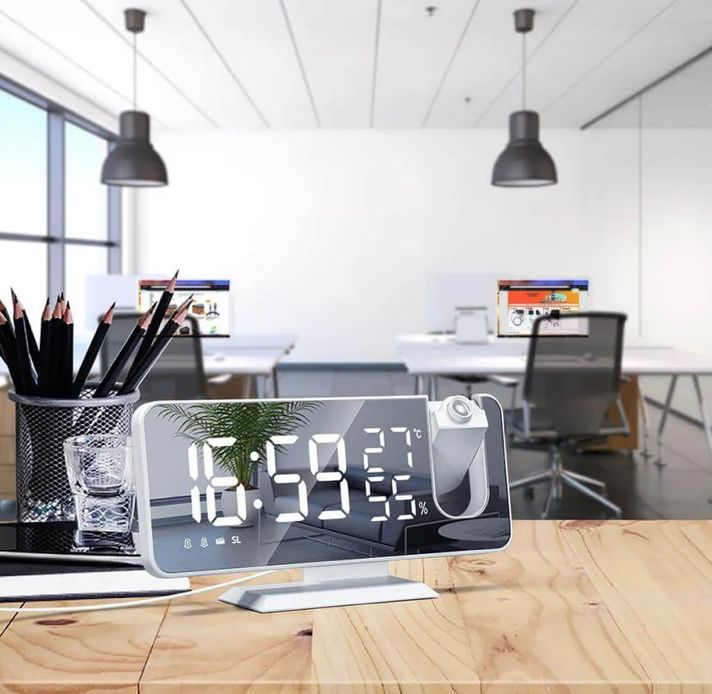 Relógio Digital LED Smart Alarm