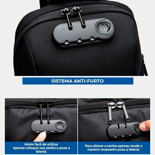 Mochila Infinita Safe Pack Anti-furto