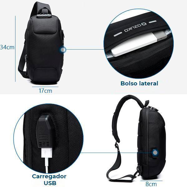 Mochila Infinita Safe Pack Anti-furto