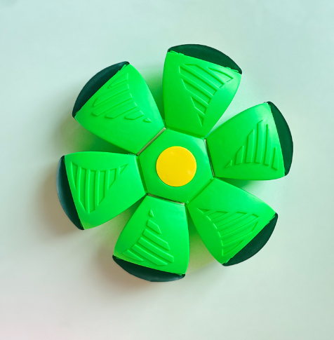 Bola de piso elástica, bola de deformação de descompressão, bola de disco voador esportivo educacional, brinquedo esportivo para pais e filhos ao ar livre para crianças